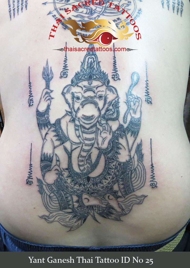 Ganesh Thai Tattoo Sak Yant ID No 25