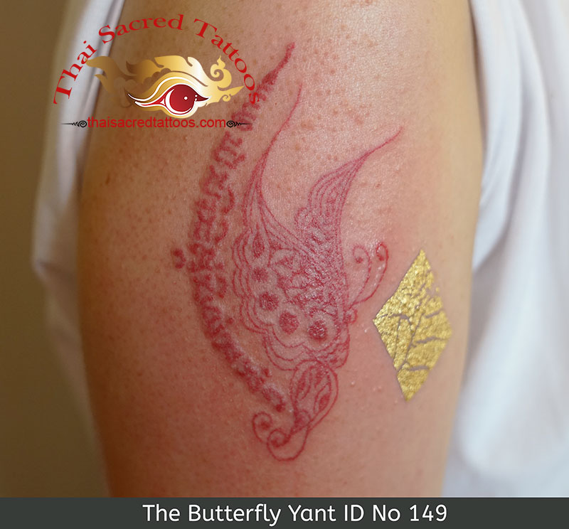 Thai Butterfly Tattoo Yant