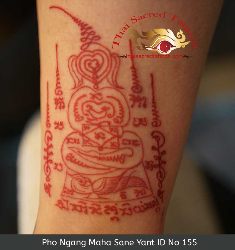 Thai Tattoo Pho Ngang Maha Sane Yant