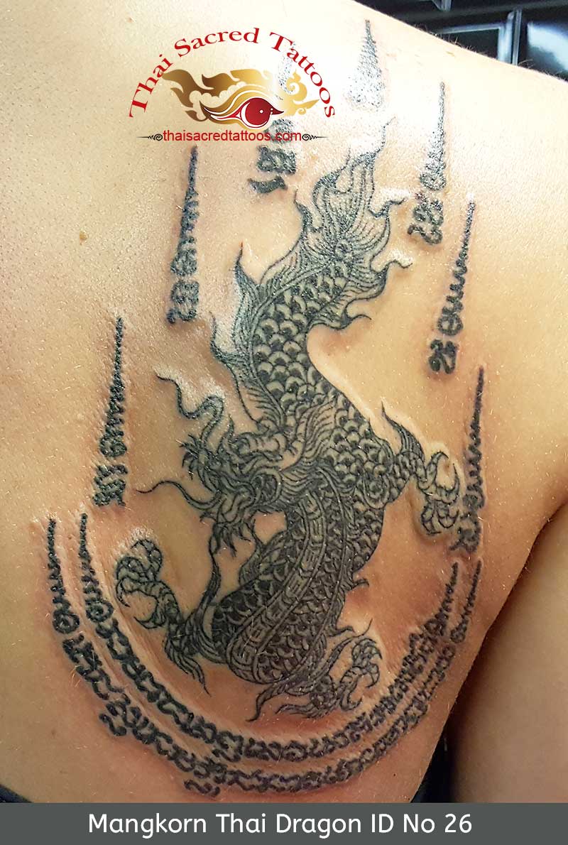 Thai Tattoos Dragon Mankorn Sak Yant