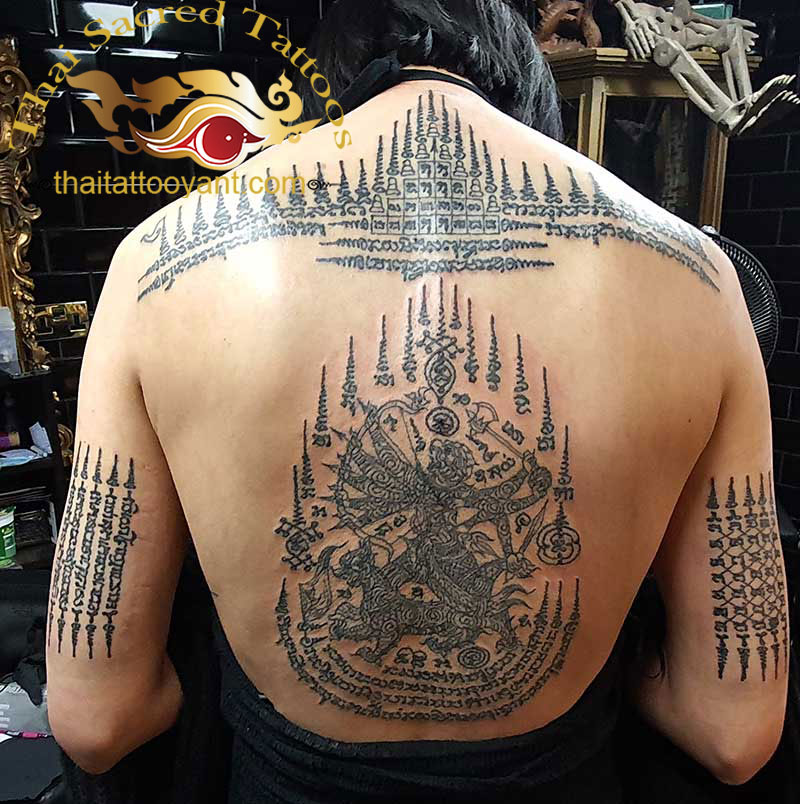 Sak Yant Tattoo by Arjarn Fluke - Bangkok, Thailand : r/tattoos